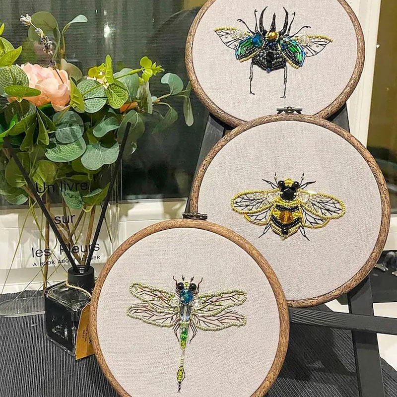 Kolaich Handmade Gorgeous Beetle Embroidery