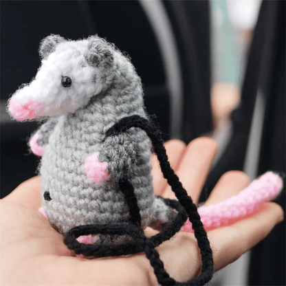 🚗🐾 Possum Rearview Mirror Ornament