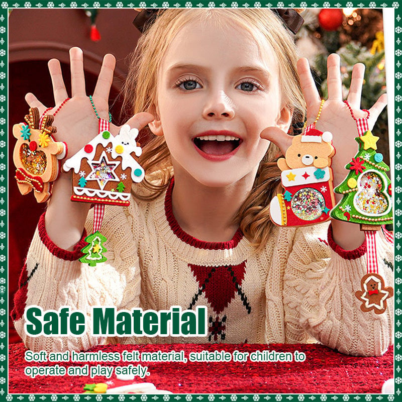 Christmas Themed Felt Decoration DIY Material Package