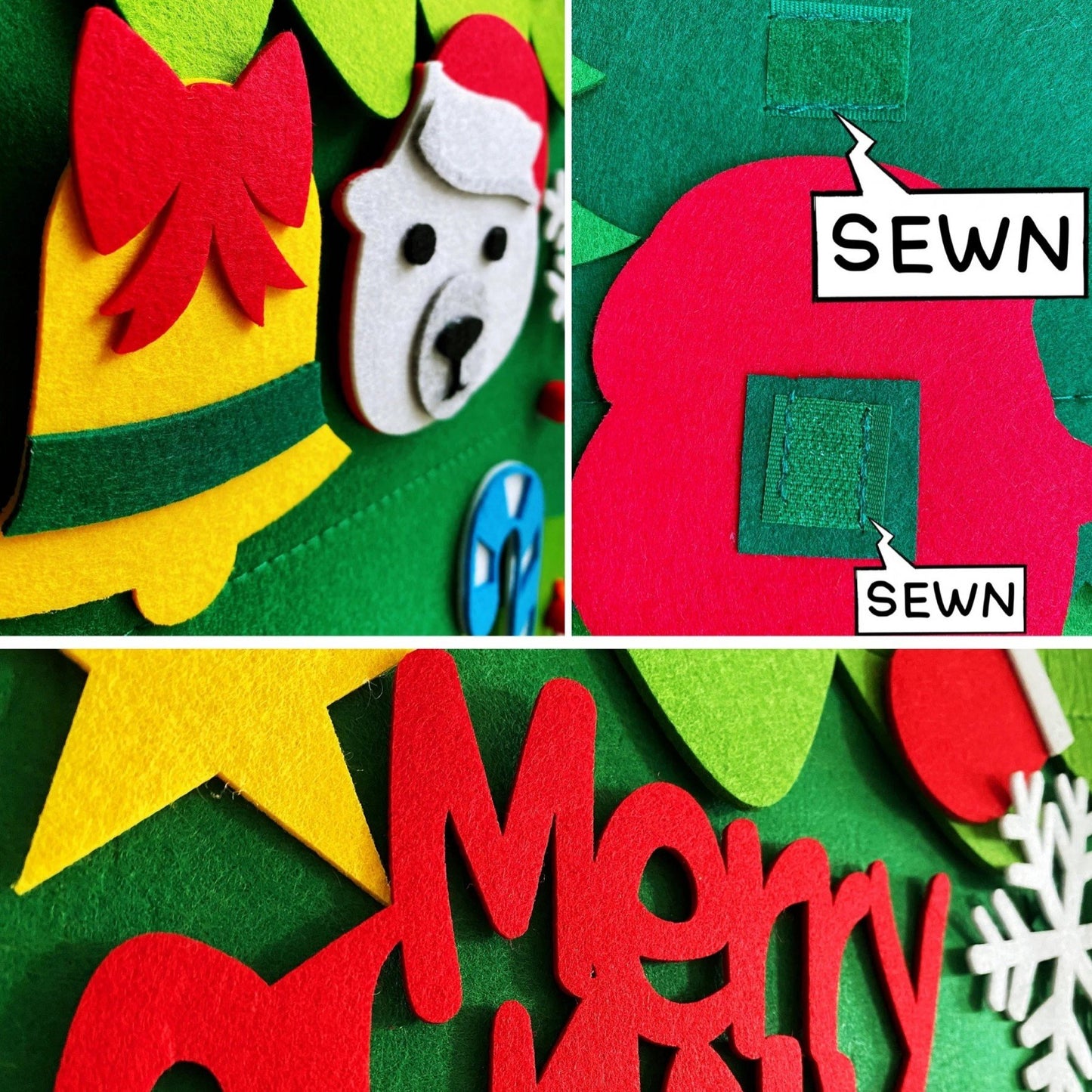 🎄2024 Felt Christmas Tree DIY Set